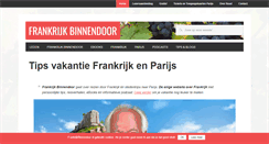 Desktop Screenshot of frankrijkbinnendoor.nl